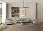 Atelier Del Sofa Bonjo Walnut - Sea Green
